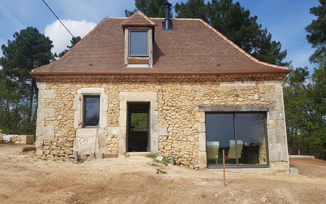 Le gros oeuvre du gîte est (enfin!) fini